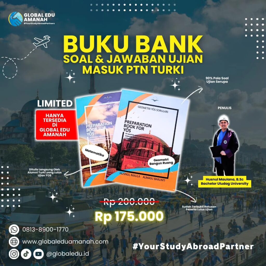 Buku Bank Soal YOS Kuliah Di Turki