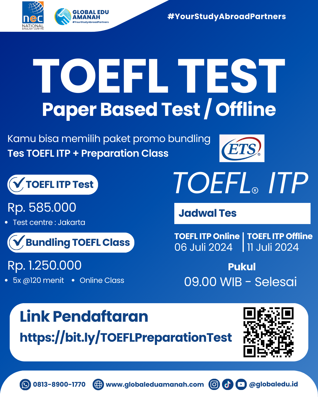 Preparation & Tes TOEFL