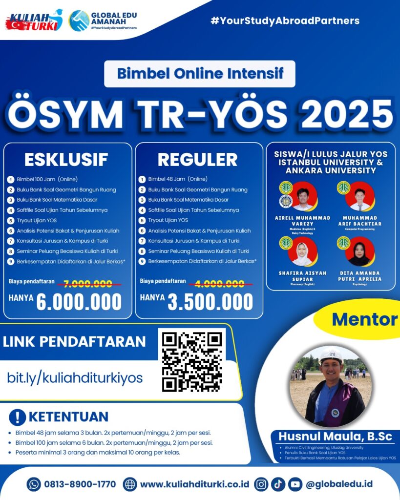 Bimbingan Belajar Persiapan Ujian OSYM TR YOS