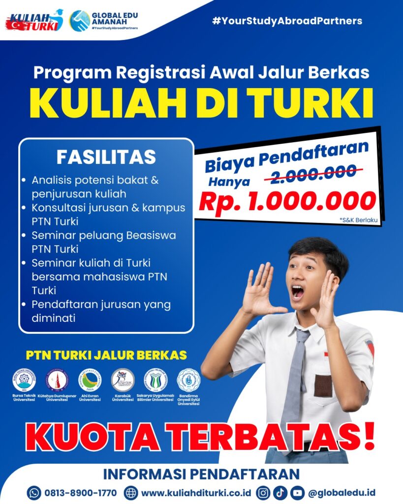 Kuliah Di Turki Jalur Berkas