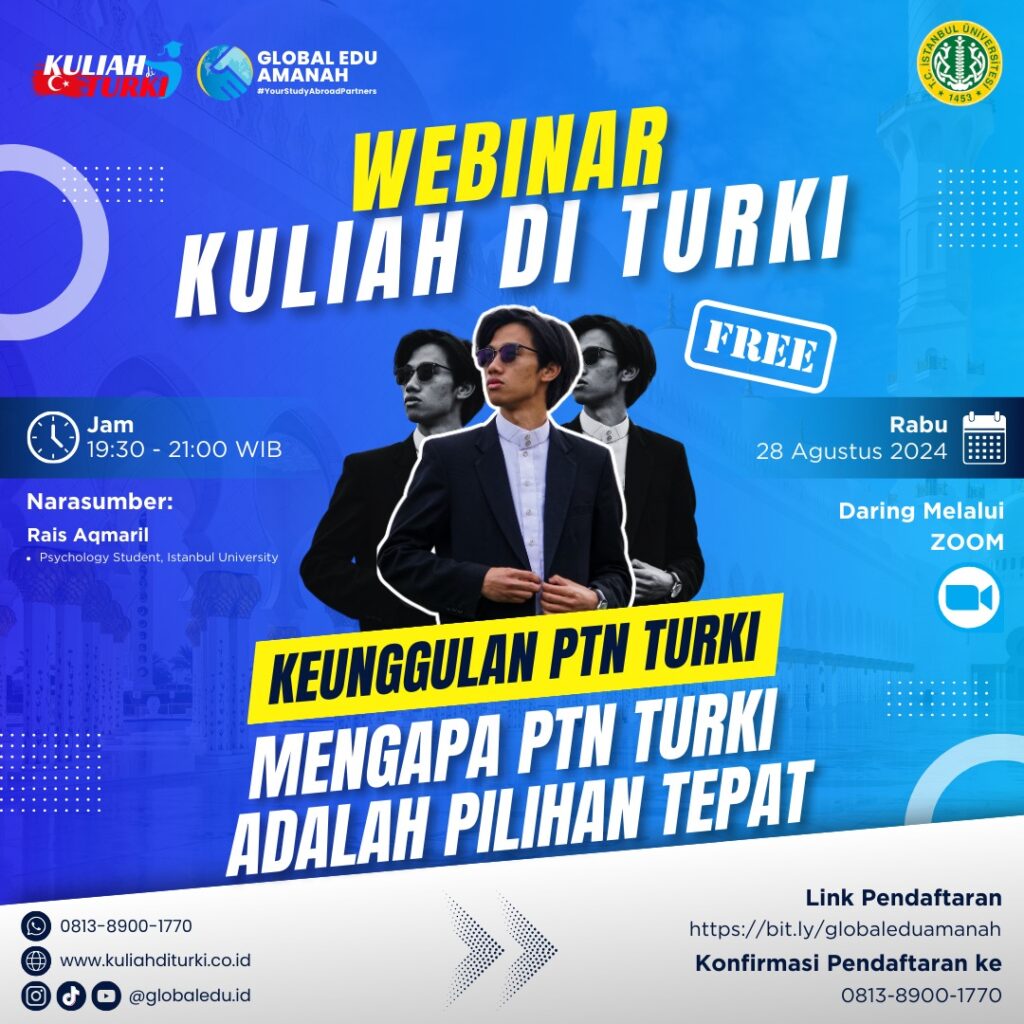 Webinar Kuliah Di Turki Bersama Mahasiswa Istanbul Univetsity