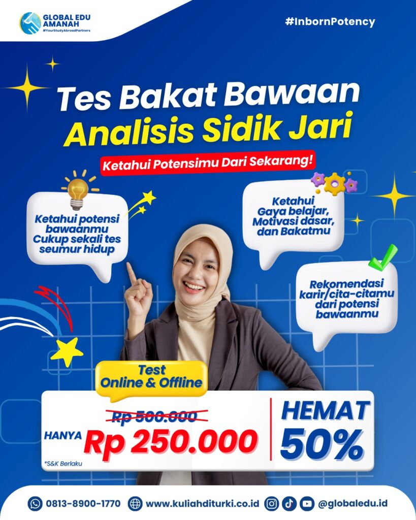 Tes Bakat Bawaan Dengan Analisis Sidik Jari