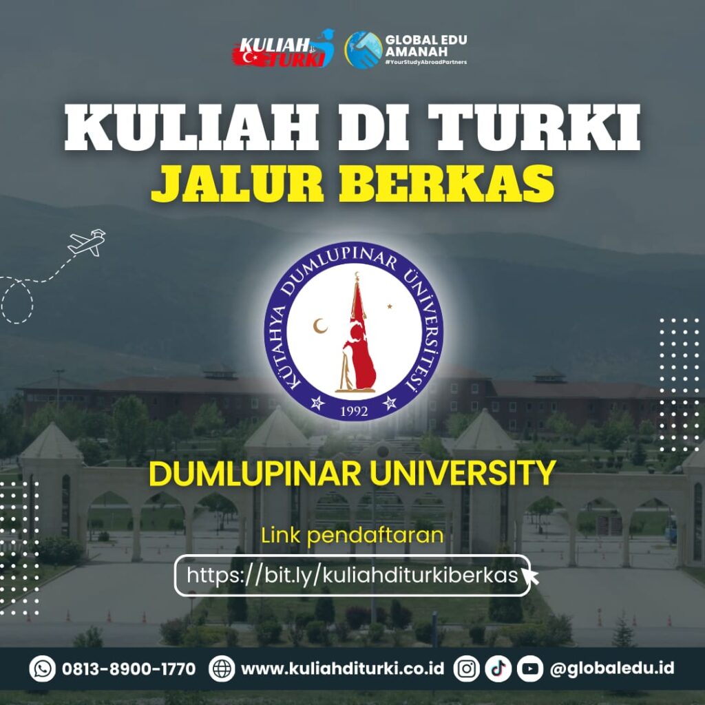 Dumlupinar University Kuliah Di Turki